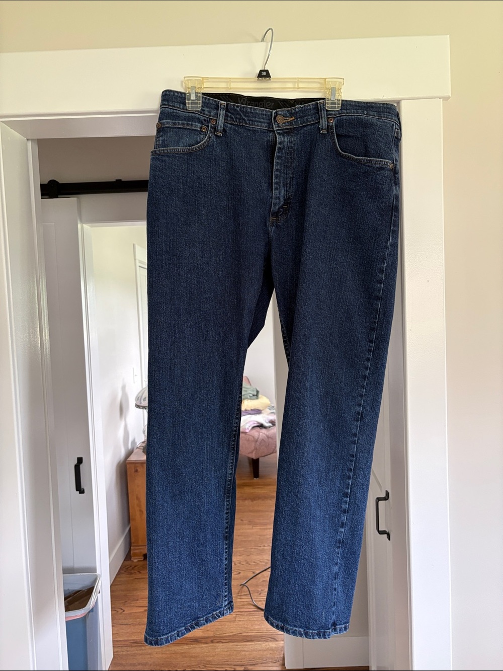 Wrangler Men's Indigo Straight Jeans 36/30